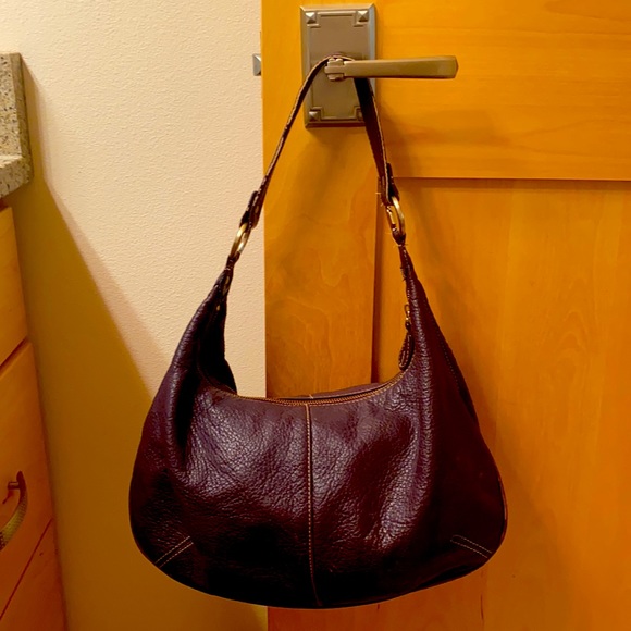 Leather shoulder bag - Picture 1 of 2